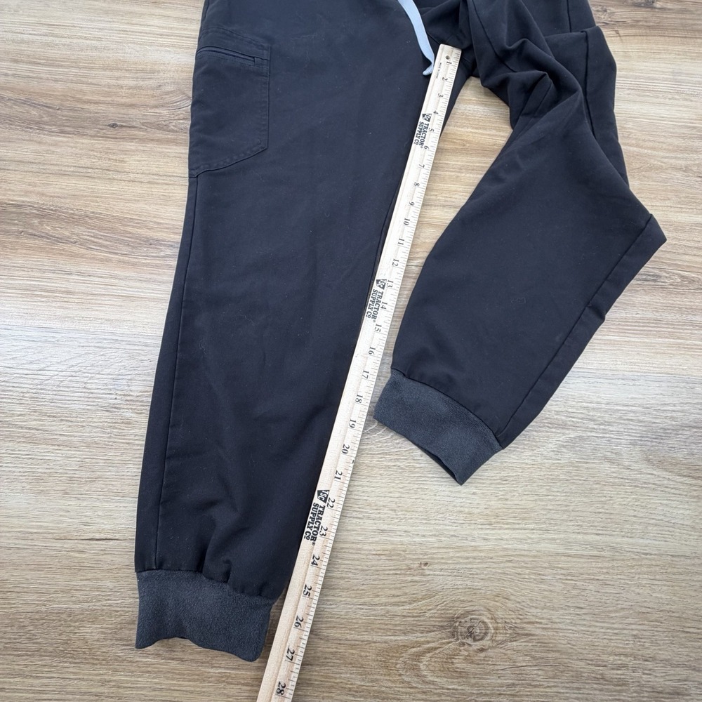 FIGS Women Zamora Jogger Size Large Scrub Pants Black Medical Service Nurse - Picture 7 of 7